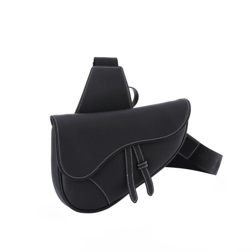Replica Dior Saddle Bag Black Calfskin 3 Replica Dior Saddle Bag Black Calfskin - realistic designer-inspired fake bag
