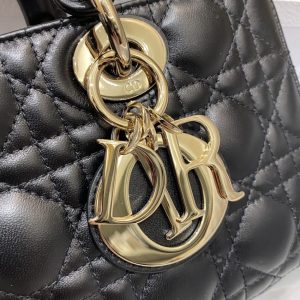 Replica Dior Lady D-Joy Large Bag Black 8 Replica Dior Lady D-Joy Large Bag Black - realistic designer-inspired fake bag