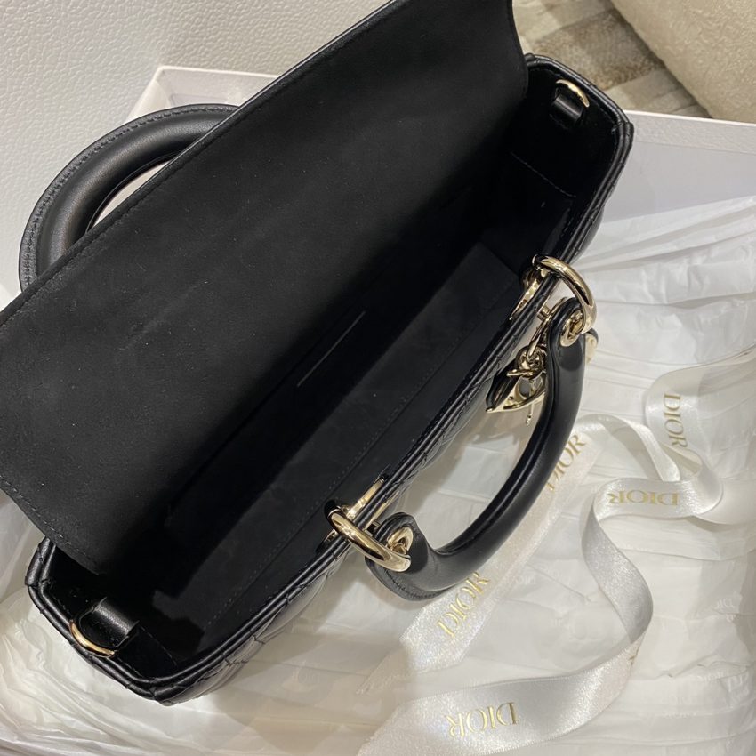 Replica Dior Lady D-Joy Large Bag Black 9 Replica Dior Lady D-Joy Large Bag Black - top-rated replica designer bag