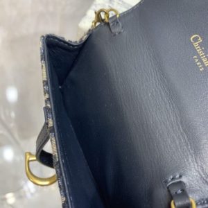 Replica Dior Saddle Pouch with Chain 4 Replica Dior Saddle Pouch with Chain - high-end fake designer purse