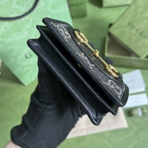 Replica Gucci Horsebit 1955 Wallet Black 2 Replica Gucci Horsebit 1955 Wallet Black - premium 1:1 fake handbag model