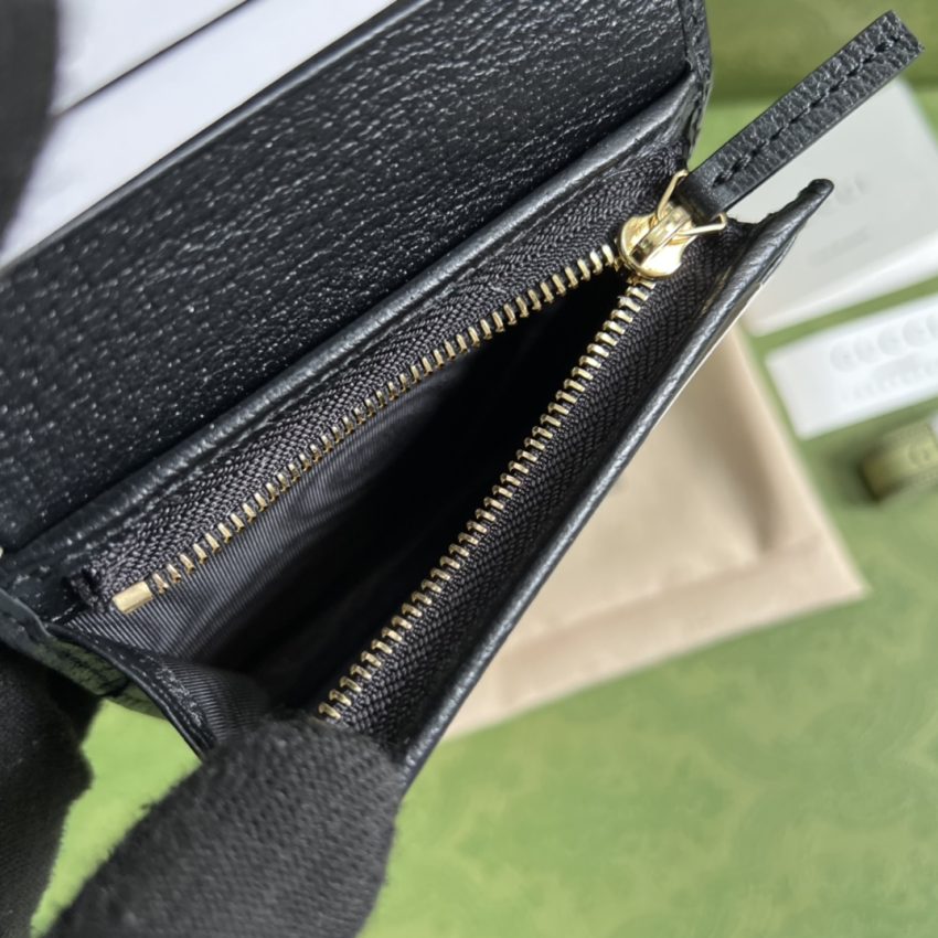 Replica Gucci Horsebit 1955 Wallet Black 3 Replica Gucci Horsebit 1955 Wallet Black - high-accuracy replica luxury purse