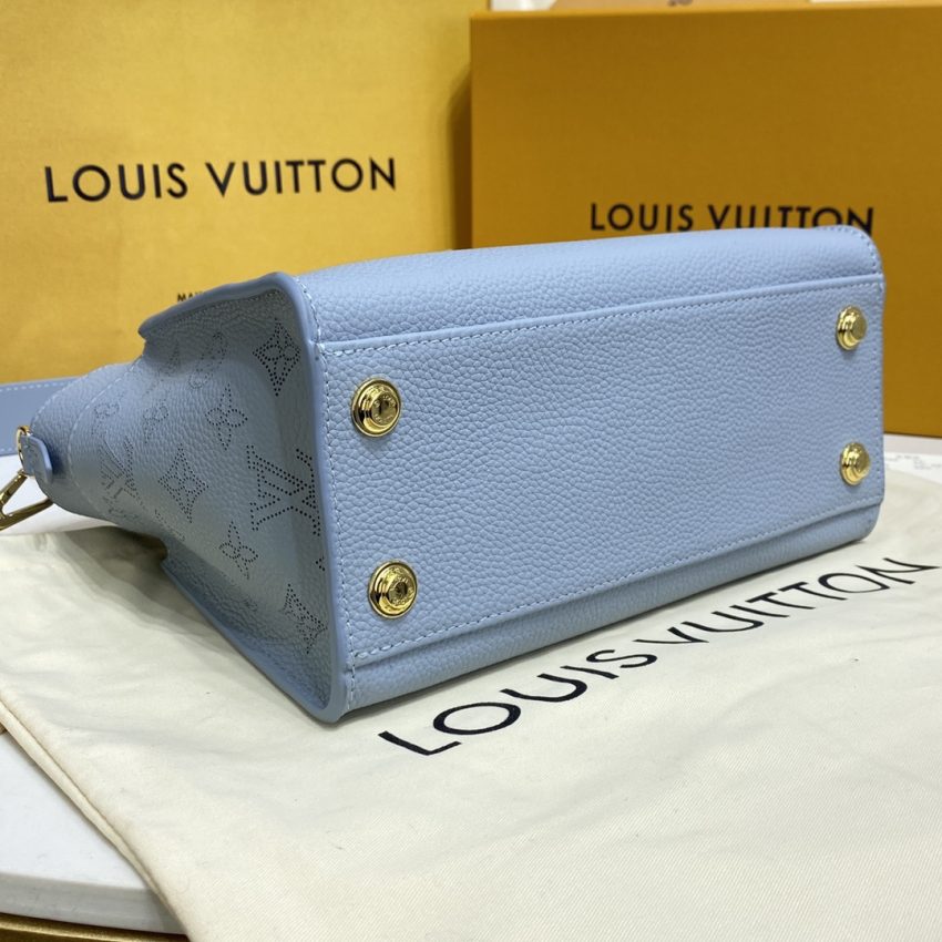 Replica Louis Vuitton On My Side PM Sky Blue 6 Replica Louis Vuitton On My Side PM Sky Blue - high-end fake designer purse