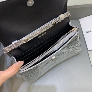 Replica Balenciaga Hourglass On Chain Silver 3 Replica Balenciaga Hourglass On Chain Silver - high-quality designer bag clone