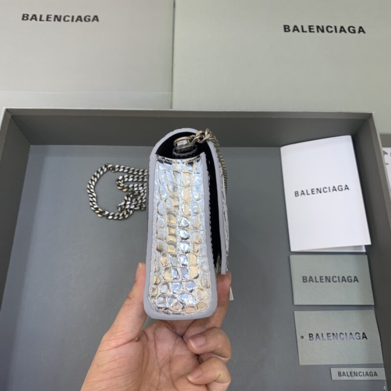 Replica Balenciaga Hourglass On Chain Silver 5 Replica Balenciaga Hourglass On Chain Silver - best quality luxury bag dupe
