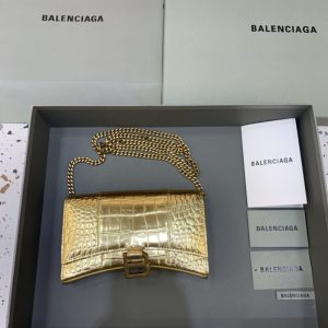 Replica Balenciaga Hourglass On Chain Gold 3 Replica Balenciaga Hourglass On Chain Gold - authentic-look luxury purse replica