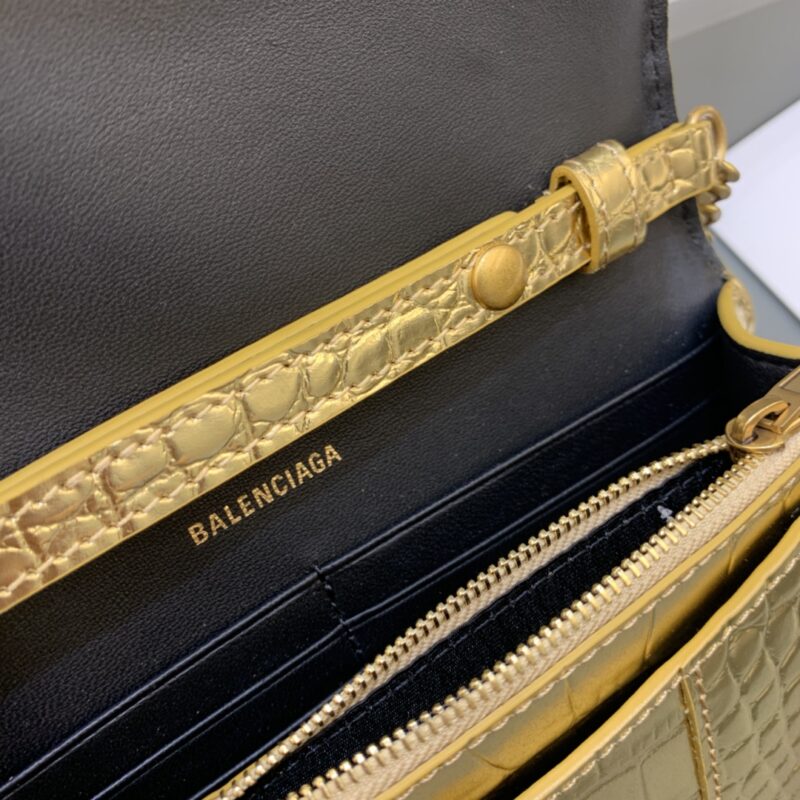 Replica Balenciaga Hourglass On Chain Gold 6 Replica Balenciaga Hourglass On Chain Gold - premium 1:1 fake handbag model