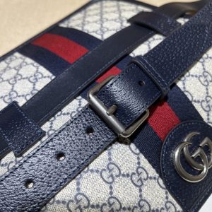 Replica Gucci Ophidia GG Small Waist Blue 2 Replica Gucci Ophidia GG Small Waist Blue - high-end fake designer purse