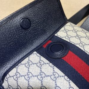 Replica Gucci Ophidia GG Small Waist Blue 4 Replica Gucci Ophidia GG Small Waist Blue - high-quality designer bag clone