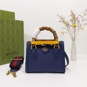 Replica Gucci Diana Small Tote Blue 9 Replica Gucci Diana Small Tote Blue - top-tier luxury replica shoulder bag