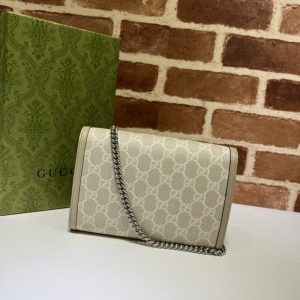 Replica Gucci Dionysus GG Chain Wallet Denim Beige 4 Replica Gucci Dionysus GG Chain Wallet Denim Beige - best quality luxury bag dupe