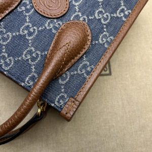 Replica Gucci Ophidia Mini Tote Bag Blue Denim 9 Replica Gucci Ophidia Mini Tote Bag Blue Denim - best quality luxury bag dupe