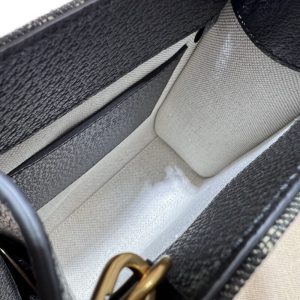 Replica Gucci Ophidia Mini Tote Bag Black Denim 4 Replica Gucci Ophidia Mini Tote Bag Black Denim - premium-grade designer purse dupe