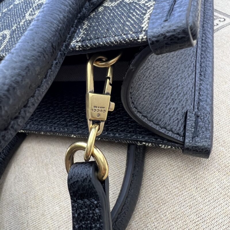 Replica Gucci Ophidia Mini Tote Bag Black Denim 9 Replica Gucci Ophidia Mini Tote Bag Black Denim - ultra-realistic fake designer tote