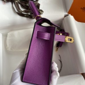 Replica Hermes Kelly Epsom Anemone Purple 2 Replica Hermes Kelly Epsom Anemone Purple - premium-grade designer purse dupe