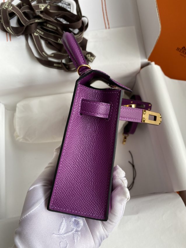 Replica Hermes Kelly Epsom Anemone Purple 2 Replica Hermes Kelly Epsom Anemone Purple - premium-grade designer purse dupe