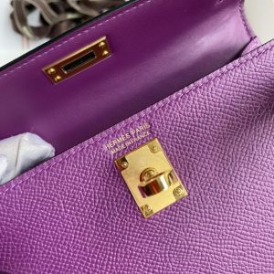 Replica Hermes Kelly Epsom Anemone Purple 9 Replica Hermes Kelly Epsom Anemone Purple - premium-grade designer purse dupe
