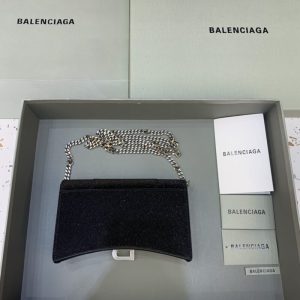 Replica Balenciaga Hourglass On Chain Shine Black 3 Replica Balenciaga Hourglass On Chain Shine Black - high-accuracy replica luxury purse