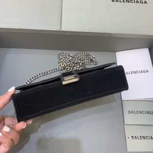 Replica Balenciaga Hourglass On Chain Shine Black 6 Replica Balenciaga Hourglass On Chain Shine Black - high-end fake designer purse