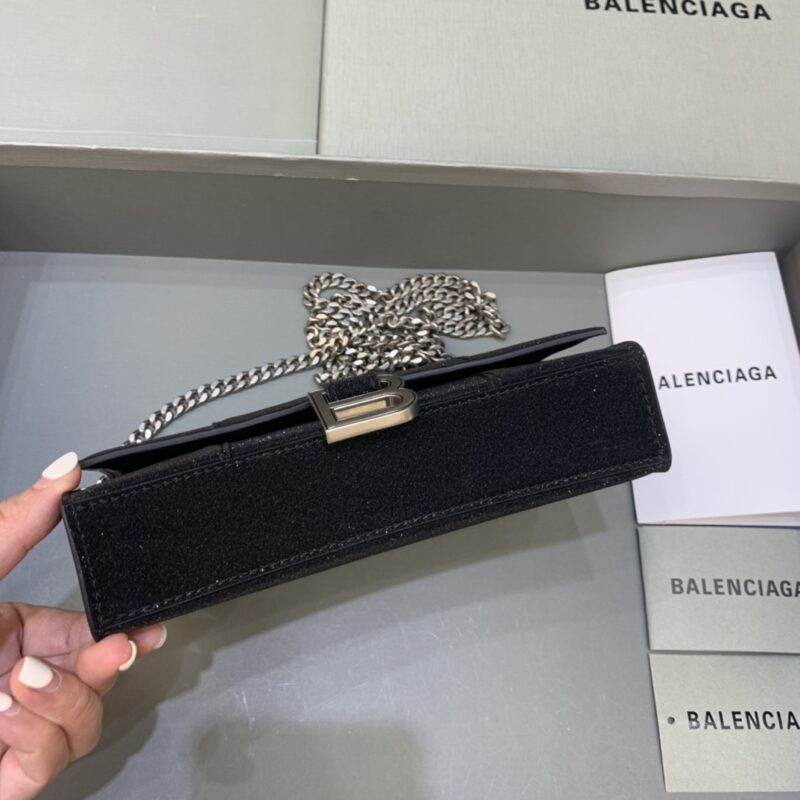 Replica Balenciaga Hourglass On Chain Shine Black 6 Replica Balenciaga Hourglass On Chain Shine Black - high-end fake designer purse