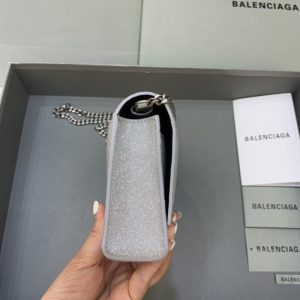 Replica Balenciaga Hourglass On Chain Shine Silver 3 Replica Balenciaga Hourglass On Chain Shine Silver - premium-grade designer purse dupe
