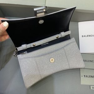 Replica Balenciaga Hourglass On Chain Shine Silver 8 Replica Balenciaga Hourglass On Chain Shine Silver - authentic-look luxury purse replica