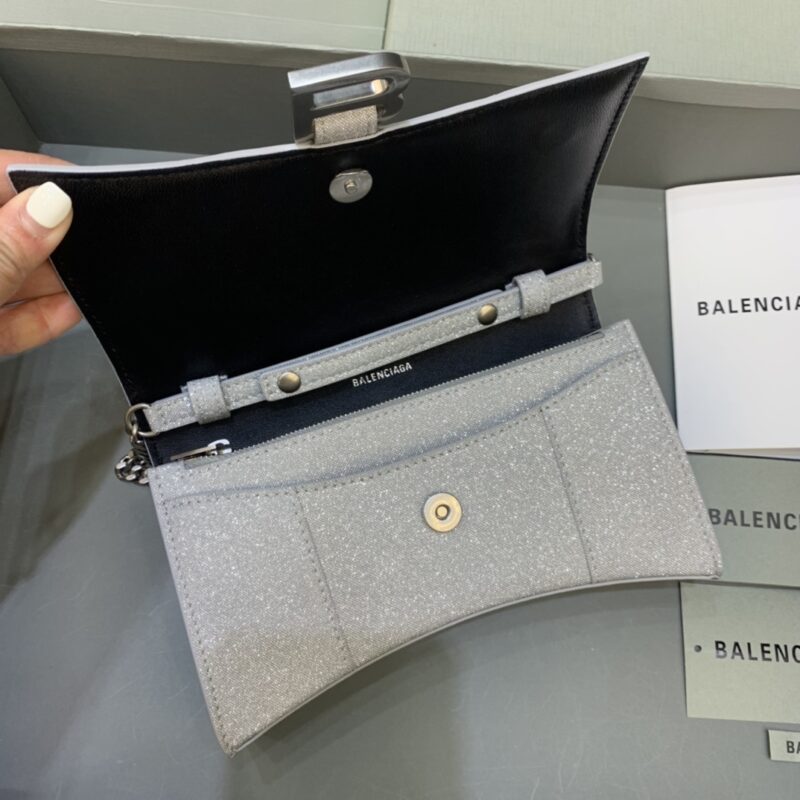 Replica Balenciaga Hourglass On Chain Shine Silver 8 Replica Balenciaga Hourglass On Chain Shine Silver - authentic-look luxury purse replica