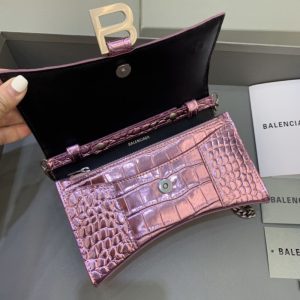 Replica Balenciaga Hourglass On Chain Shine Purple 3 Replica Balenciaga Hourglass On Chain Shine Purple - ultra-realistic fake designer tote
