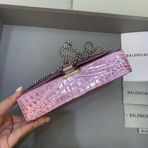 Replica Balenciaga Hourglass On Chain Shine Purple 4 Replica Balenciaga Hourglass On Chain Shine Purple - top-tier luxury replica shoulder bag