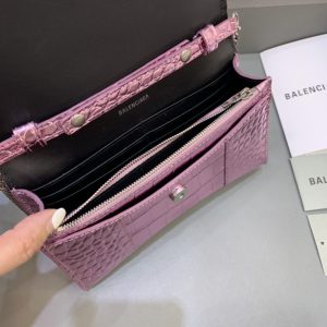 Replica Balenciaga Hourglass On Chain Shine Purple 8 Replica Balenciaga Hourglass On Chain Shine Purple - elite superclone designer purse