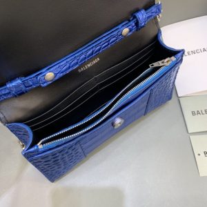 Replica Balenciaga Hourglass On Chain Blue 3 Replica Balenciaga Hourglass On Chain Blue - authentic-look luxury purse replica