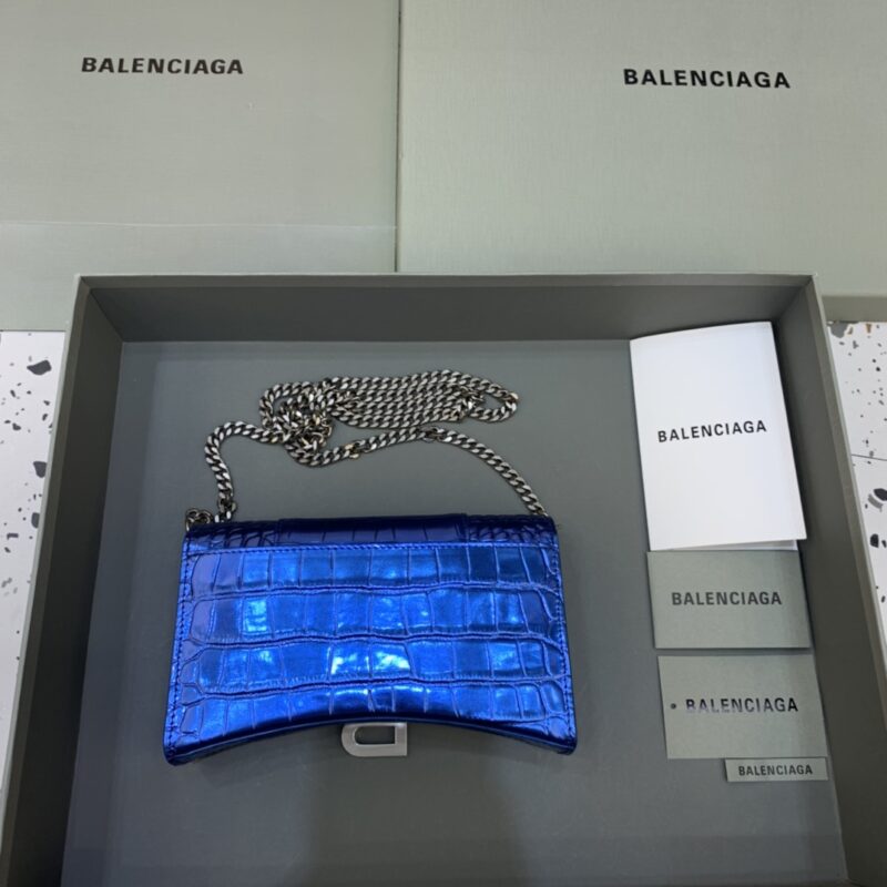 Replica Balenciaga Hourglass On Chain Blue 4 Replica Balenciaga Hourglass On Chain Blue - authentic-look luxury purse replica