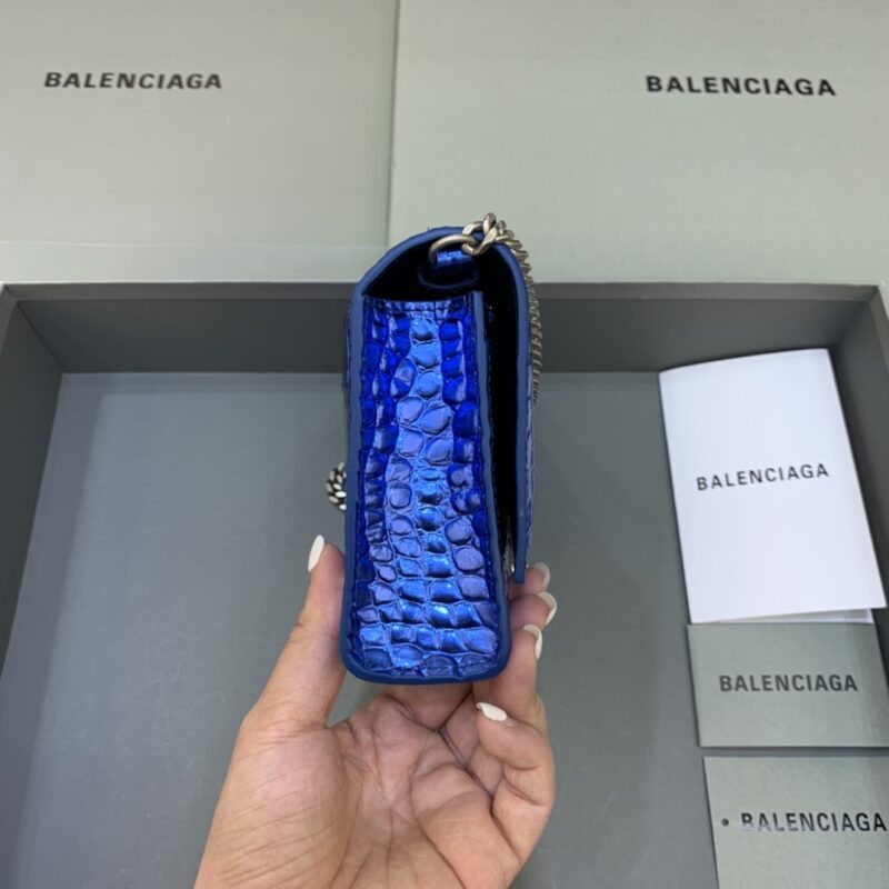 Replica Balenciaga Hourglass On Chain Blue 5 Replica Balenciaga Hourglass On Chain Blue - 1:1 designer replica handbag