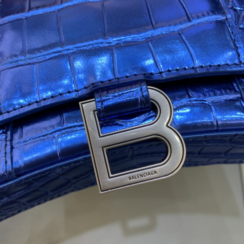 Replica Balenciaga Hourglass On Chain Blue 7 Replica Balenciaga Hourglass On Chain Blue - 1:1 designer replica handbag