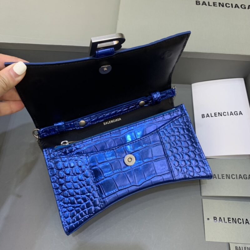 Replica Balenciaga Hourglass On Chain Blue 8 Replica Balenciaga Hourglass On Chain Blue - high-end fake designer purse