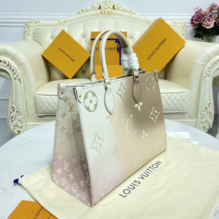 Replica LV OnTheGo Milk Tea - best-selling designer handbag dupe