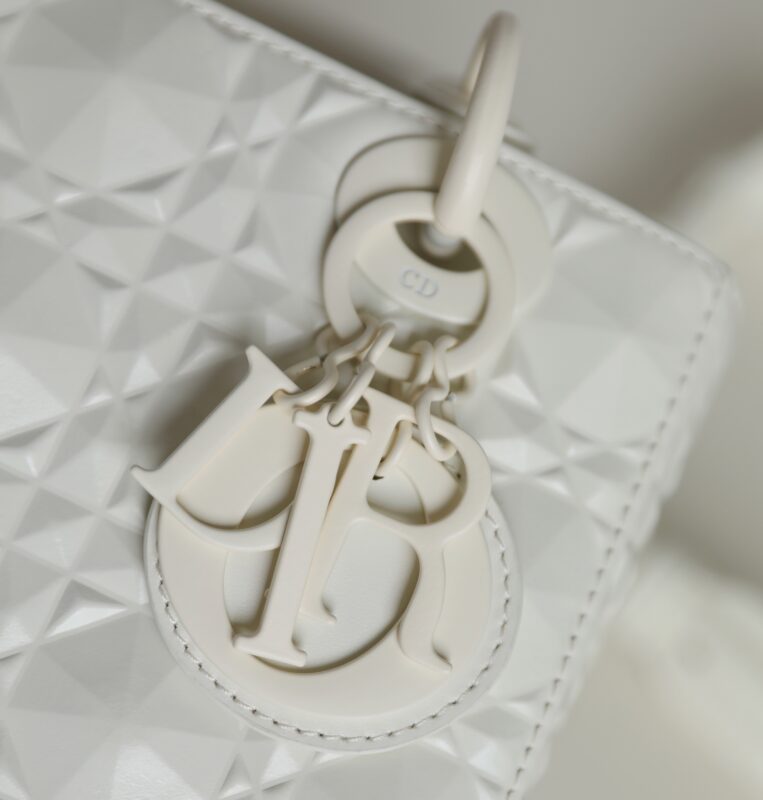 Replica Lady Dior Ultramatte White Grid ABC 2 Replica Lady Dior Ultramatte White Grid ABC - high-accuracy replica luxury purse