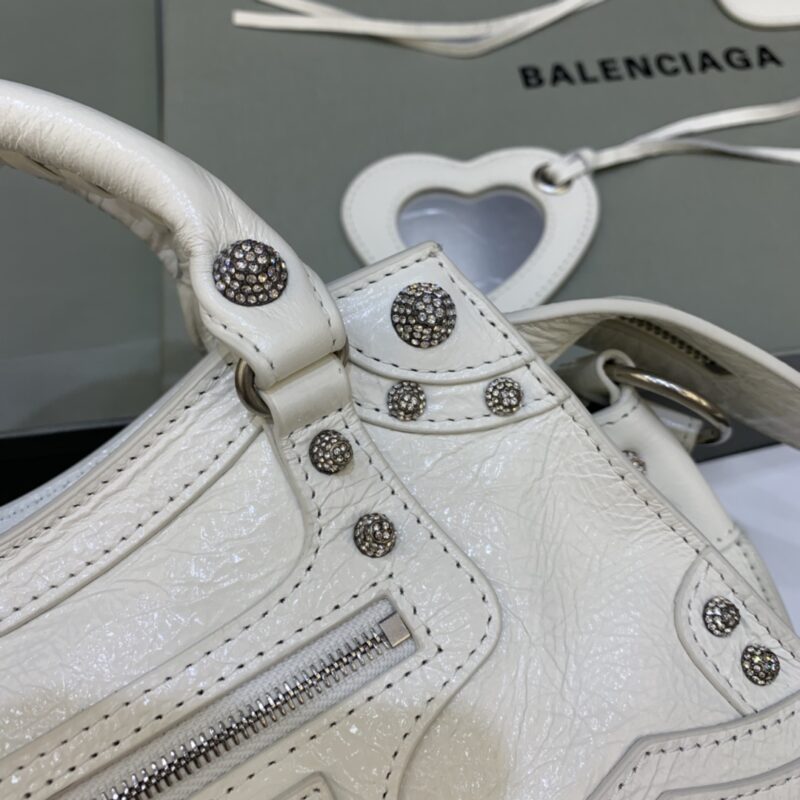 Replica Balenciaga Le City White Diamond - top-rated replica designer bag