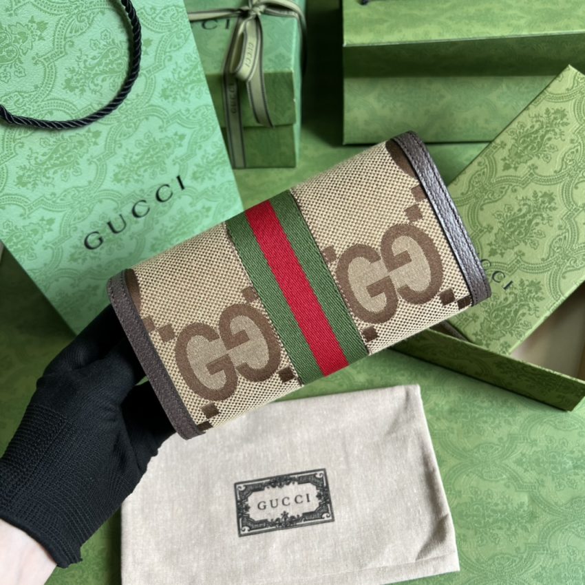 Replica Gucci Ophida Jumbo Long Wallet - realistic designer-inspired fake bag