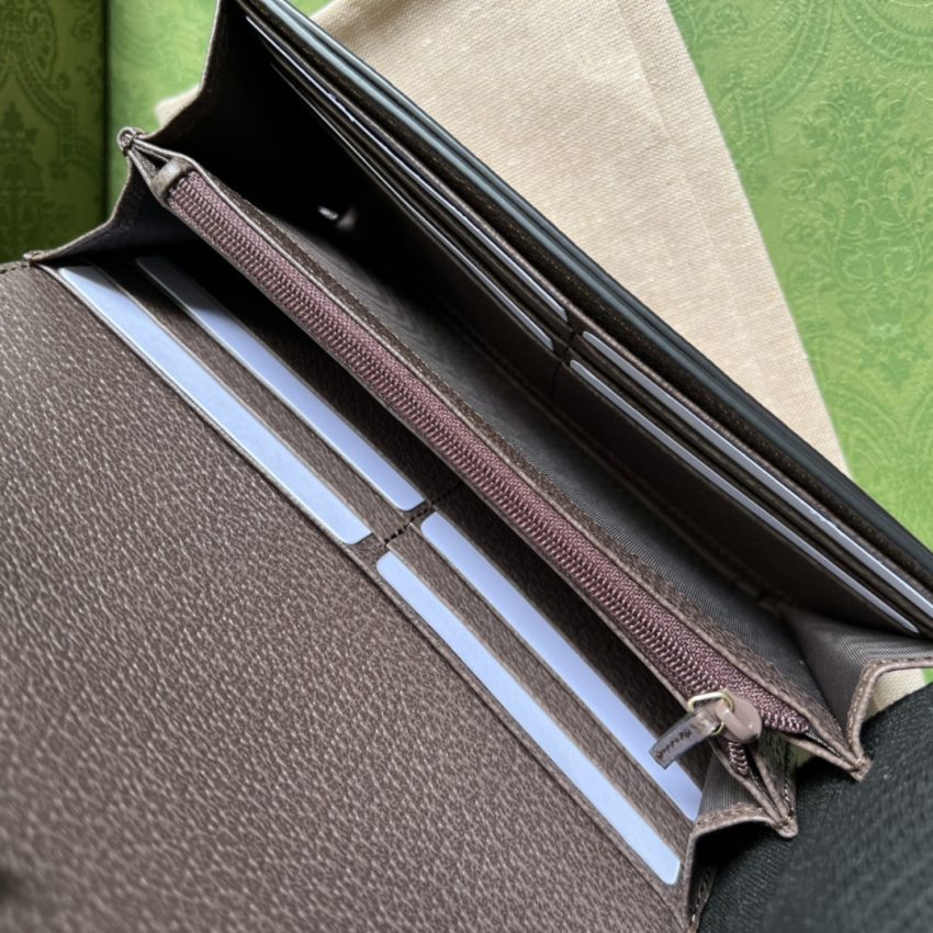 Replica Gucci Ophida Jumbo Long Wallet - high-end fake designer purse