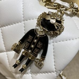 Replica CHANEL CF 20 cm Lion White 7 Replica CHANEL CF 20 cm Lion White - best-selling designer handbag dupe