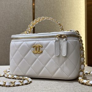 Replica CHANEL 22S Handle Box Bag White 1 Replica CHANEL 22S Handle Box Bag White - high-accuracy replica luxury purse
