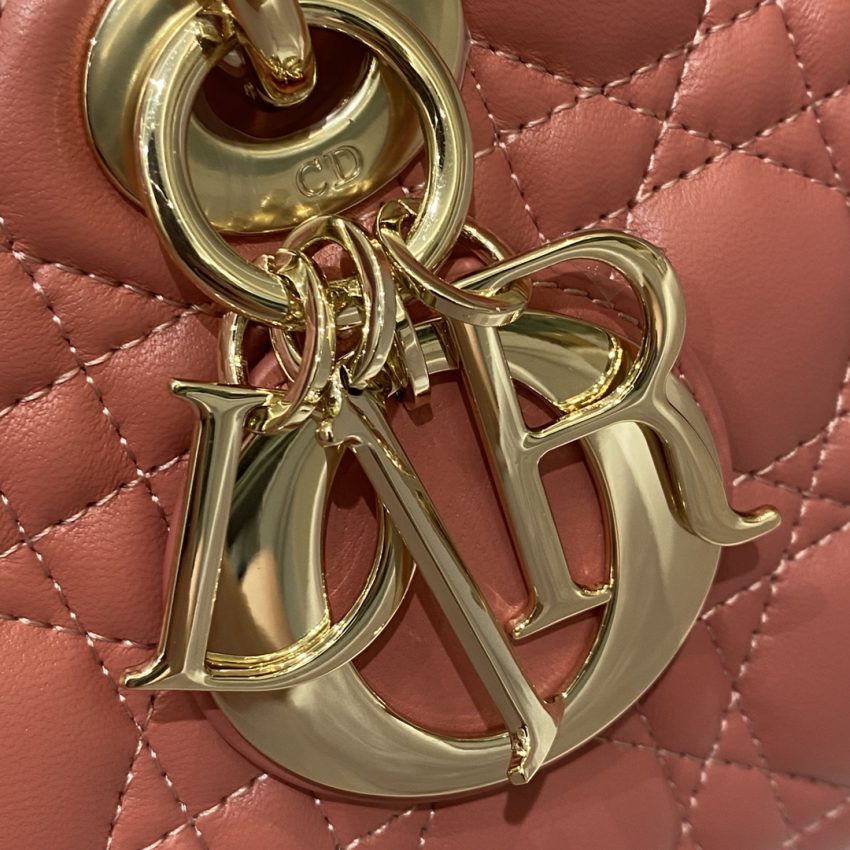 Replica Dior Lady D-Joy Large Bag Coral 7 Replica Dior Lady D-Joy Large Bag Coral - ultra-realistic fake designer tote