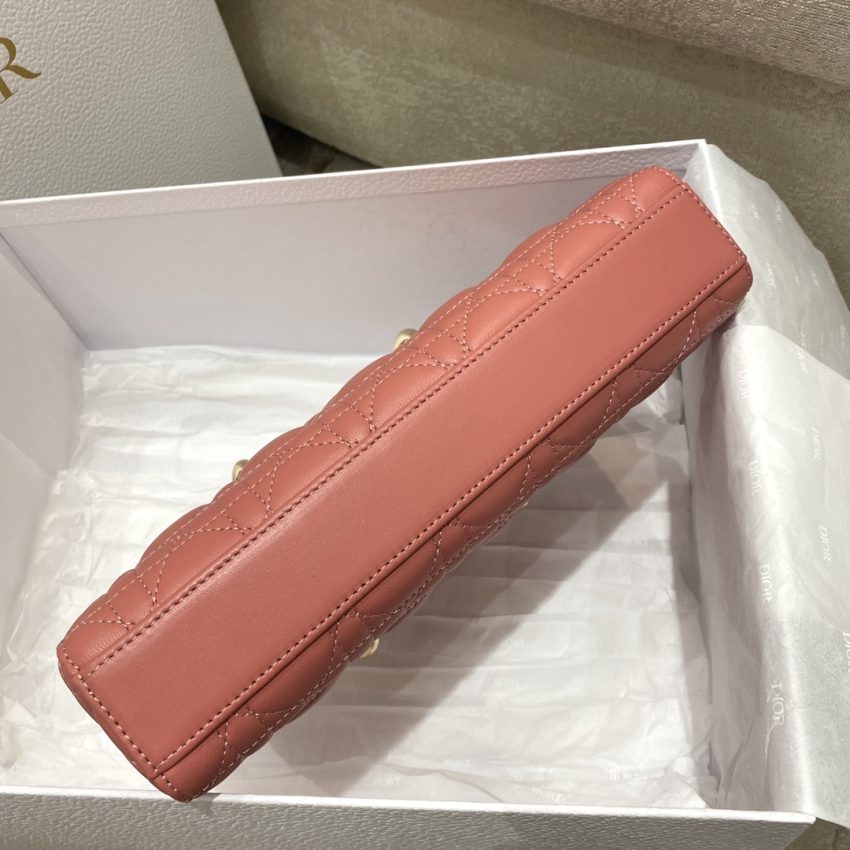 Replica Dior Lady D-Joy Large Bag Coral 9 Replica Dior Lady D-Joy Large Bag Coral - best-selling designer handbag dupe