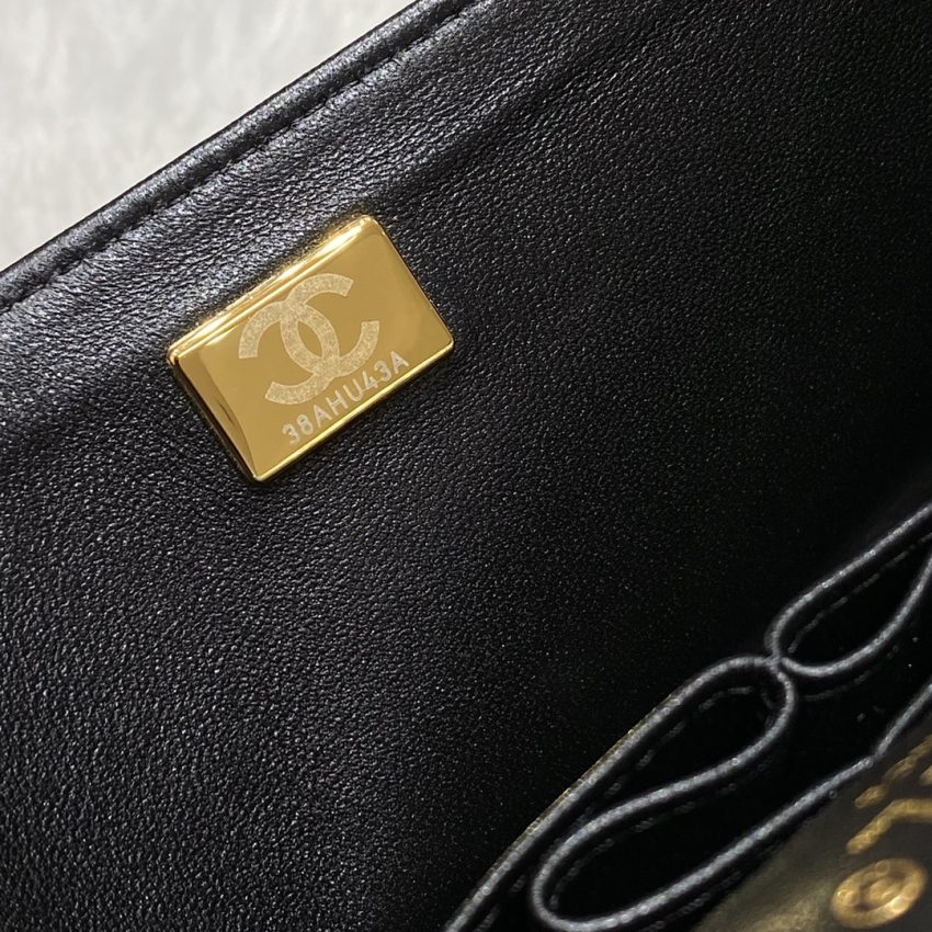 Replica CHANEL Classic Flap 25cm V Black 2 Replica CHANEL Classic Flap 25cm V Black - best quality luxury bag dupe