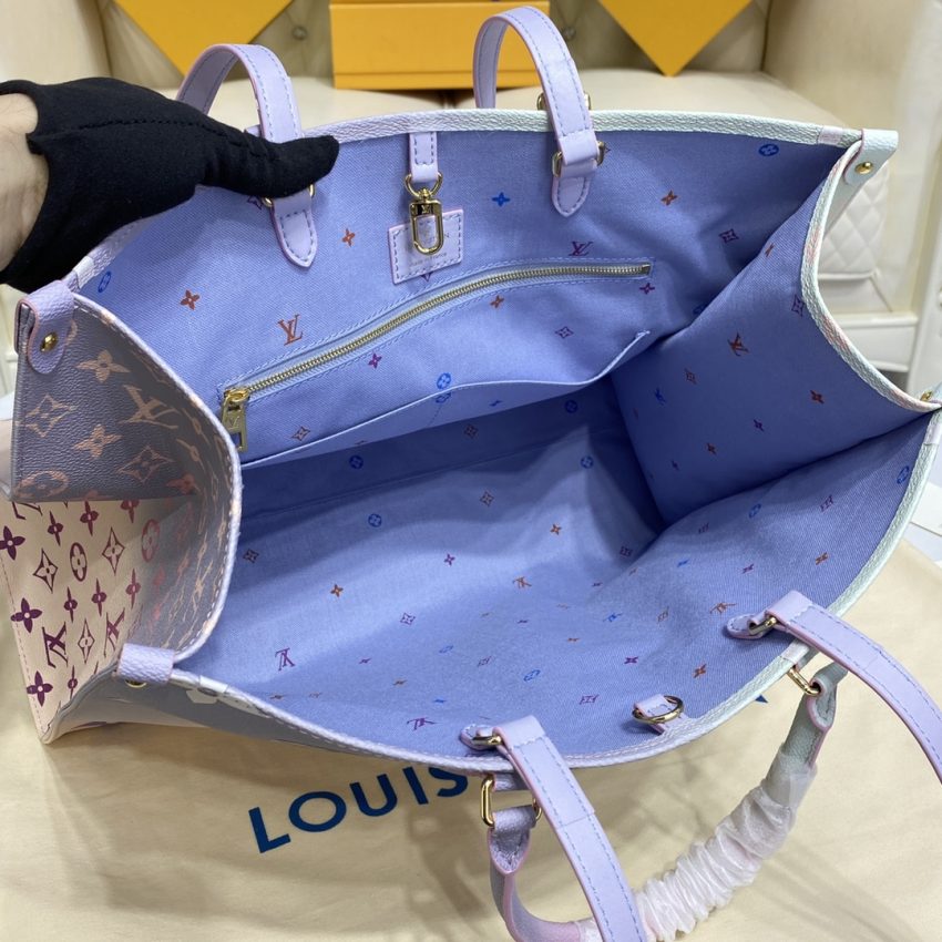 Replica LV OnTheGo Large Purple 3 Replica LV OnTheGo Large Purple - best-selling designer handbag dupe