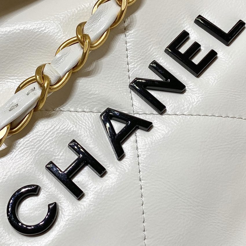Replica CHANEL 22 Small Handbag White 6 Replica CHANEL 22 Small Handbag White - high-accuracy replica luxury purse