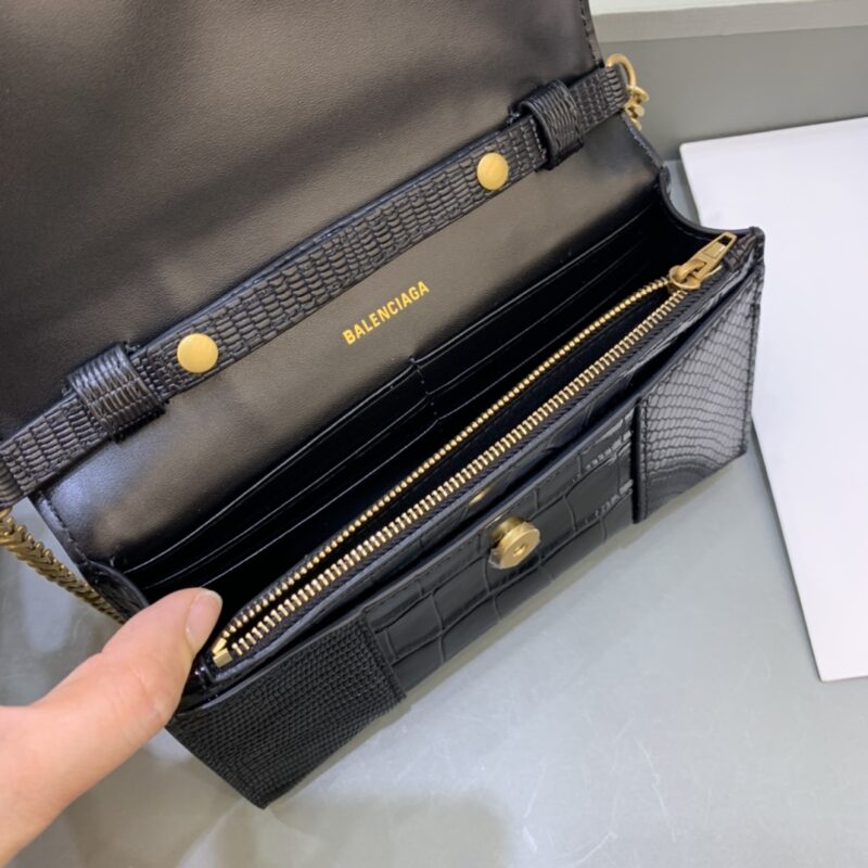Replica Balenciaga Hourglass On Chain Black 3 Replica Balenciaga Hourglass On Chain Black - high-quality designer bag clone