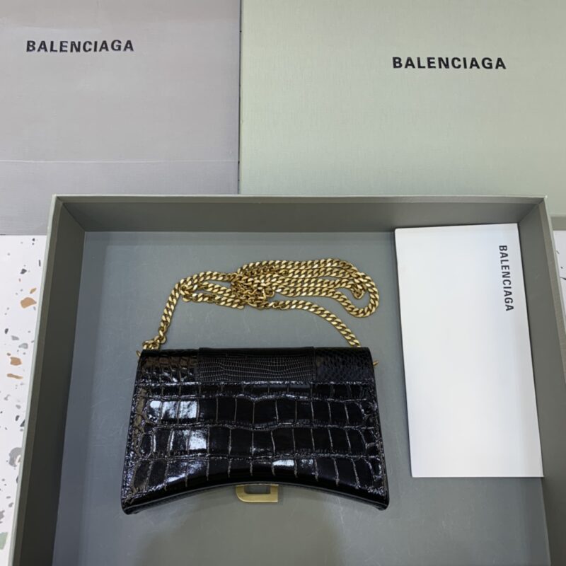 Replica Balenciaga Hourglass On Chain Black 5 Replica Balenciaga Hourglass On Chain Black - realistic designer-inspired fake bag