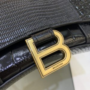 Replica Balenciaga Hourglass On Chain Black 7 Replica Balenciaga Hourglass On Chain Black - top-tier luxury replica shoulder bag